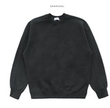 Pebble brushed incision sweatshirt