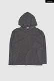 Grave stretch rib hoodie