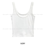 [U-BASIC] Roel Pigment Ribbed Tank Top