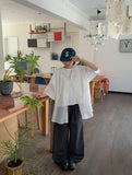 [unisex] Melter Summer Nylon Hood Short Sleeve Shirt