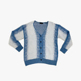 (Unisex) Ridao Color Matching Knit Cardigan