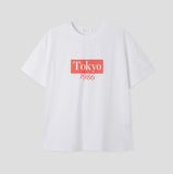 Tokyo Print Crop Short Sleeve T-shirt