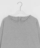 Hiran Button Frill Over Long Sleeve Tee