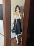 Piant Button Mermaid Skirt