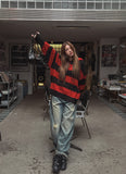 Tinta brush damage balloon denim pants