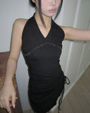 Hookin Stud Halterneck Sleeveless