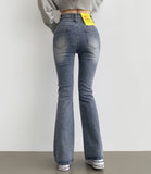 4-Season Washing Span Bootcut Denim Pants