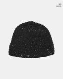 Devin Flower Pendant Knit Beanie