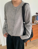 Kojiu Round Ribbon Knit Cardigan