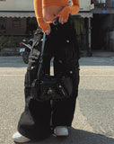 Fly Parachute Pocket Denim Pants