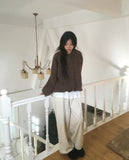 Laom corduroy ribbed jogger pants