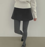 Wool A-line Skirt