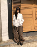 Serum High-Neck Button Field Jacket