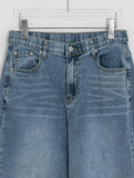 Hilka cut denim wide pants