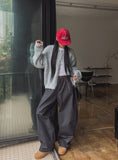 Diano raw balloon denim pants