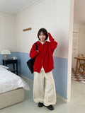 [unisex] Tokiden banding string side snap wide cotton pants