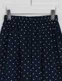 Giltes Dot Cotton Banding Wide Pants