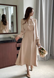 Sellby Drape Tie Wrap One Piece