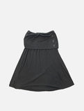 Cutout punching midi skirt