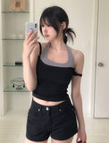 Kine Eyelet Belted Shorts