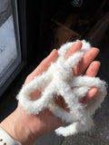 [Muffler Set/Wool Knit] Cozen Off-Shoulder Loose Fit Tie Knit