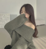 Christmas Off-shoulder Knit