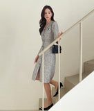 Median Tweed Button One Piece
