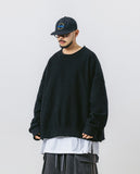 Reverse Cut-off Sweat Shirt