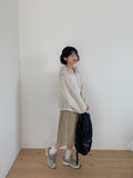 [unisex] Delme Track Line Nylon Banding Bermuda Pants
