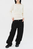 Country Qulited Rivet Pants