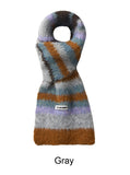 Diven Stripe Wool Muffler