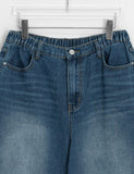 Fabens Washing Denim Balloon Wide Pants