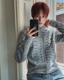 Novent Napoleon Muscle Fit Knit Zip-up