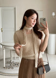 Andro Boucle Tie Knit Set