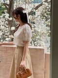 Loui Cotton Flare Banding Skirt
