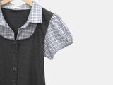 Apue Layered Short Sleeve Blouse
