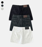 Embroidered Western Raw Denim Skirt