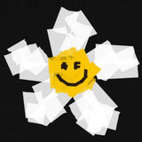 Small Tape Flower Dot Smile Sweatshirt