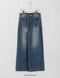 Rosinta Summer Wash Denim Wide Pants