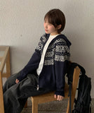 Kakken Nordic Hood Knit Zip-Up