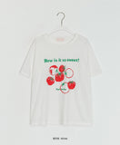 Vashons Tomato Print Short Sleeve Tee