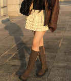 Zile Tiered Mini Skirt