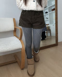 Tdan Corduroy Stud Shorts