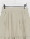 Pendling Pintuck Shirring Banding Midi Skirt