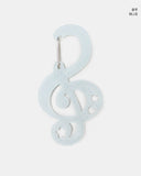 Musician Dot Pattern Carabiner Keyring