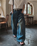 Twel Vintage Washed Denim Pants