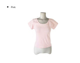 Danley Lip Neck One-Shoulder Raglan Short Sleeve T-Shirt