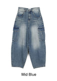 Shiroen Balloon Cargo Denim Pants