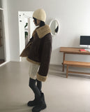 Stack Overfit Belt Fur Leather Mustang