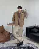 Carton back strap cotton pants